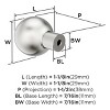Amerock Coble Round Knob for Cabinets, Drawers, and Furniture - 3 of 4