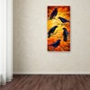 Marion Rose 'Crows 9' Canvas Art - 3 of 3