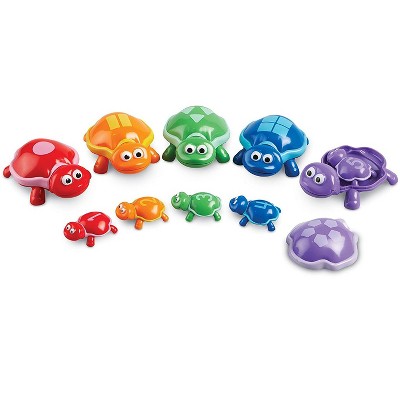 Learning Resources Number Turtles Set, Counting, Color & Sorting Toy, 15 Pieces, Ages 2+