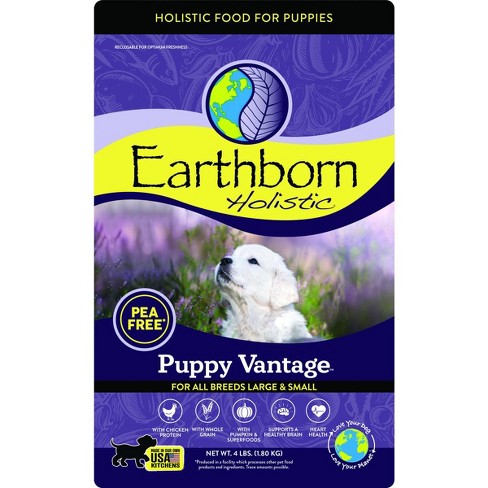 Earthborn Holistic Puppy Vantage Pea Free Natural Dry Dog Food 4