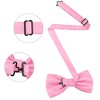INSPIRE CHIC Men's Adjustable Solid Pre-tied Bow Tie - 2 of 4