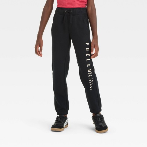 Boys Fleece Jogger Sweatpants Cat Jack Black L Target
