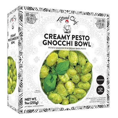 Tattooed Chef Frozen Creamy Pesto Gnocchi Bowl - 9oz