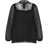 Women's Plus Size Greta Top - black | CITY CHIC - 4 of 4