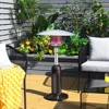 Tangkula 11,000BTU Portable Patio Tabletop Heater Outdoor Propane Gas Heater W/ Weighted Base - 3 of 4