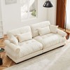 NicBex 93.7 Inch Velvet 2-Seater Sofa with 2 Waist Pillows and 2 Throw Pillows for Living Room,Apartment,Bedroom - 2 of 4