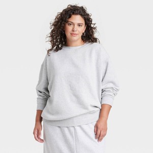 Women's Leisure Studio Oversized Pullover Sweatshirt - Universal Thread™ - 1 of 3