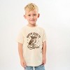 The Juniper Shop Hootin' Leads To Hollerin' Owl Youth Short Sleeve Tee - S - Cream - 3 of 4