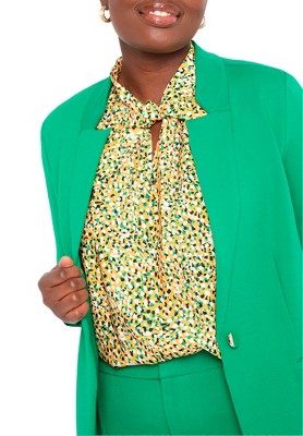 ELOQUII Women's Plus Size The Ultimate Stretch One Button Blazer