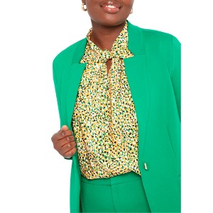 ELOQUII Women's Plus Size The Ultimate Stretch One Button Blazer - 1 of 4