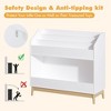 Okak Multifunctional Low Kids Bookshelf Toy Storage Organizer,Wooden Toddler Bookcase with Display Stand for Kids Bedroom,Playroom - 4 of 4
