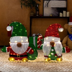 Karl Home 2pcs Gnome with Candy Cane Christmas Decoration - 1 of 1