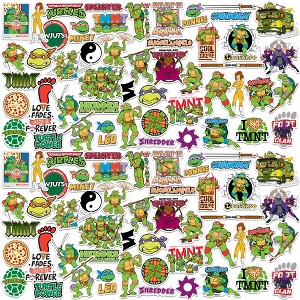 Teenage Mutant Ninja Turtles TMNT Variety Mix 50ct Vinyl Large Deluxe Stickers Variety Pack - 1 of 4