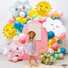 KatchOn, Sun and Cloud Balloons Set - Big 29 Inch, Pack of 5 | Foil Balloons| Boho Sunshine Balloons for Sunshine Baby Shower Decorations - 2 of 4