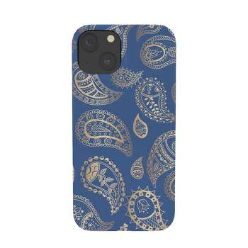 Cynthia Haller Classic blue and gold paisley Snap Slim iPhone 15 Case - Society6