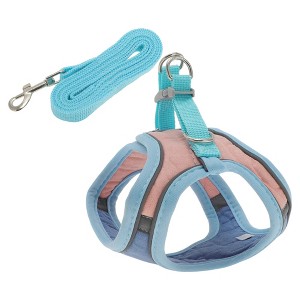Unique Bargains Adjustable Cat Harness with 4.92ft Lead for Cats with Reflective Strip - 1 of 4