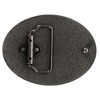 CTM Blank Oval Belt Buckle with Edge Detail - 2 of 4