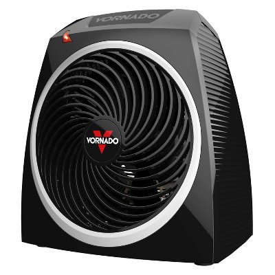 Vornado VH5 Personal Heater: Portable Electric Desk & Office Heater, 2 Settings, Fan Driven, Indoor Use, Black