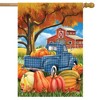 Welcome To The Patch Fall House Flag Pickup Pumpkins Farm 28" x 40" Briarwood Lane - 2 of 4