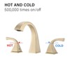 PAGED Modern Bathroom Faucets 2-Handle Bathroom Sink Faucet Vanity Basin Faucet with Drain - 4 of 4