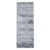 Washable Vintage Geometric Rug Non Slip Low Pile Rug Soft Throw Floor Cover Foldable Indoor Carpet for Living Room Bedroom Playroom Nursery - 3 of 4