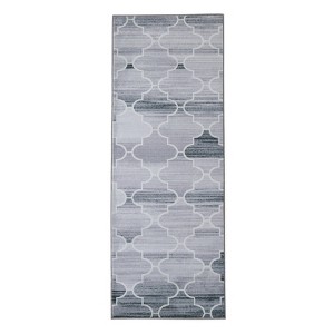 Modern Geometric Area Rug Non-Slip Stain-Resistant Accent Area Rugs - 1 of 4