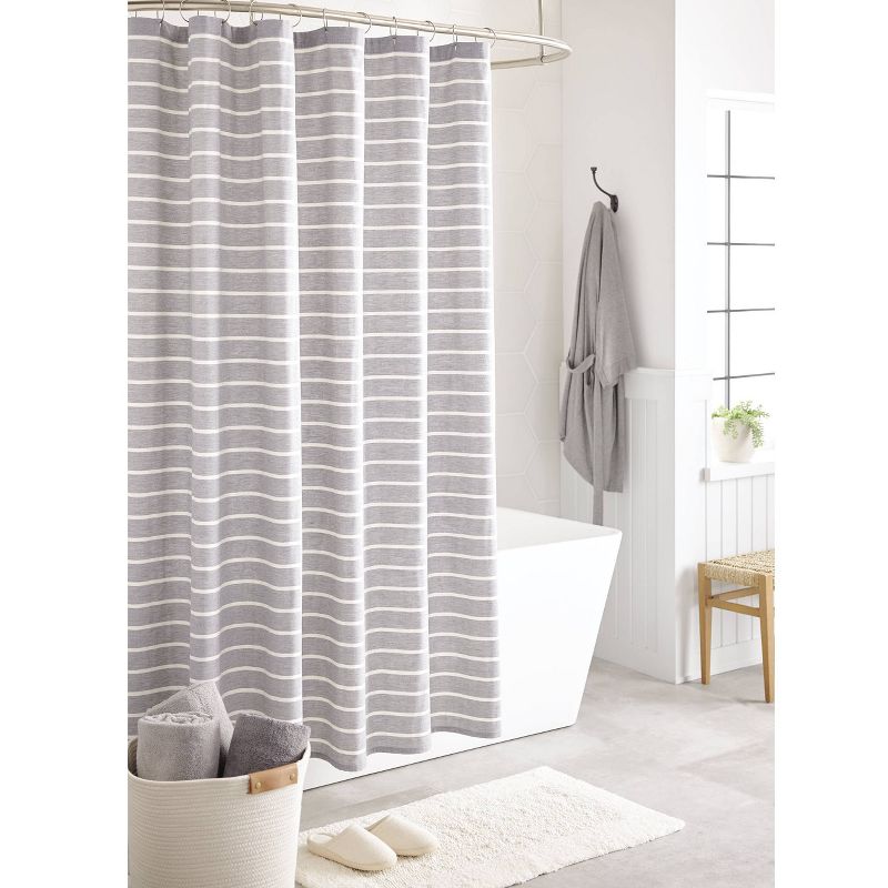 Stripe Shower Curtain Radiant Gray - Threshold&#8482;, 5 of 6