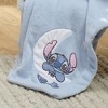 Bedtime Originals Disney Stitch Blue Soft Fleece Appliqued Baby Blanket - 3 of 4