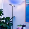 Brightech Sky Colors Modern Dimmable Remote Control Smart Compatible Integrated LED Torchiere Floor Lamp Matte Black: Smart Control and Sturdy Base - image 3 of 4