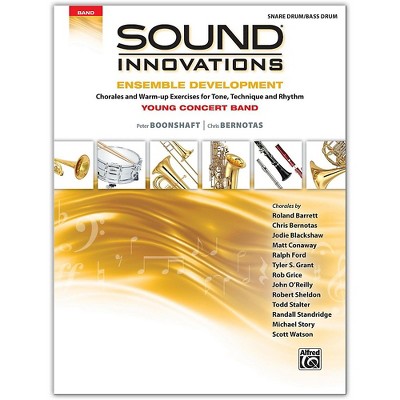 Alfred Sound Innovations for Concert Band: Ensemble Development for Young Concert Band Snare Drum/Bass Drum