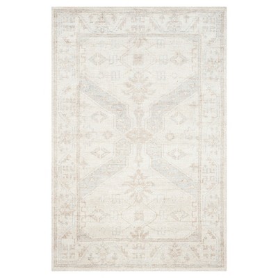 Beige/Blue Abstract Knotted Area Rug - (4'x6') - Safavieh