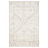 Beige/Blue Abstract Knotted Area Rug - (4'x6') - Safavieh