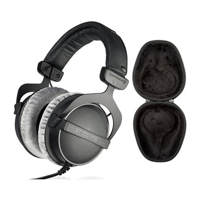 Beyerdynamic DT 770 PRO Headphones (250 Ohm) Bundle with Headphone Case