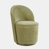 Jofran,Landon Mid-Century Modern Upholstered Swivel Dining Chair (Set of 2) - 2 of 4