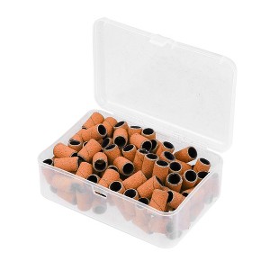 Unique Bargains Nail Drill Bits 120 Grit Sanding Bands Set 100 Pcs - 1 of 4