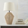 23" Natural Jute Woven Table Lamp - Nourison - 2 of 4