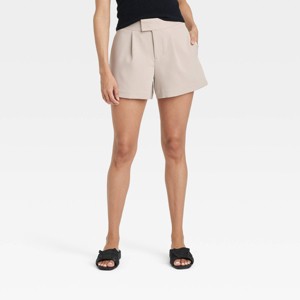 Women's High-Rise Tailored Shorts - A New Day™ - 1 of 3