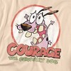 Courage The Cowardly Dog Vintage Courage Adult T-Shirt - 2 of 4