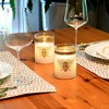 LumaBase Battery-Operated LED Glass Candles with Flickering Flame, Honeybee - Set of 2 - 4 of 4