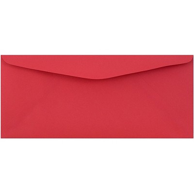 JAM Paper #9 Business Colored Envelopes 3.875 x 8.875 Red Recycled 1532900I