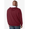 Boulder Creek by KingSize Men's Big & Tall Full-Zip Thermal Hoodie - 3 of 4