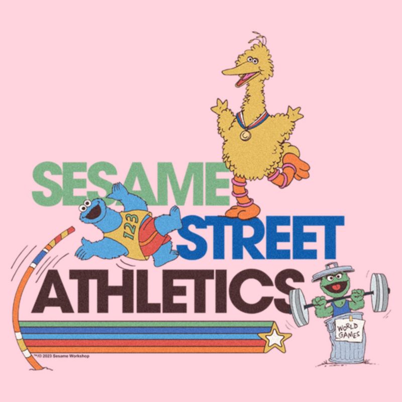 Junior's Sesame Street Retro Athletics T-Shirt, 2 of 5