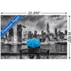 Trends International PD Moreno - Fine Art - Blue Umbrella Unframed Wall Poster Prints - 3 of 4