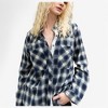 Anna-Kaci Women's Plaid Button-Down Flannel Shirt with Chest Pockets and Long Sleeves - 2 of 2