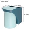 Unique Bargains Durable Plastic Magnetic Two-in-One Design No-Punch Installation Toothbrush Holder - 2 of 4