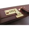 Amerileather Large Expandable Faux Leather Attachè Case (#2894-8) Brown - 3 of 3