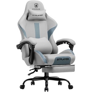 GTPLAYER Ergonomic Gaming Chair with Footrest, Lumbar Support, Breathable Computer Chair with Pocket Spring Cushion, Chairs for Adults - 1 of 4