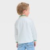 Toddler Boys' Disney Mickey Mouse Collar Quarter Zip Fleece Pullover Top - Off-White - image 3 of 4