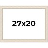 PosterPalooza | Weathered White Picture Frame - UV Acrylic, Backing Board, Hanging Hardware Included - 2 of 4