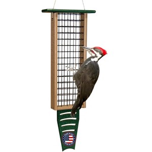 JCS Wildlife Recycled Suet Feeder w/ Tail Prop - 1 of 4